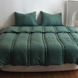 Guy Laroche Simple Semi Microfiber Comforter All Seasons DuPont Sorona Polafil Antibacterial Corn Fiber Quilted Bedding _ Made in Korea